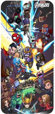 BUGGU Oppo A54 Mobile Skin(Ultra Super Avengers Team Skin With High Matte Finish.)