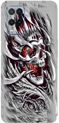 BugguSkin Oppo A54, oppo a54 Mobile Skin(Ultra Super Angry Mumma Skin With High Mattte Finish.)