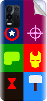 Snooky Oppo K9x Mobile Skin(Multicolor)