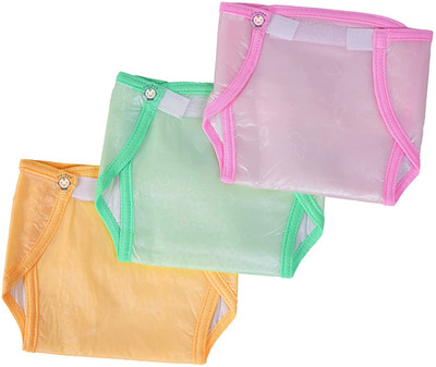 PIKIPOO Baby Soft Plastic Diaper Liner Insert Reusable Waterproof Nappy For 6-9 Months