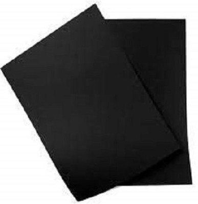 Eclet A3 Color Paper (20 Sheets)180 GSM (Black, Pack of 20) unruled A4 240 gsm Craft paper(Set of 1, Black)