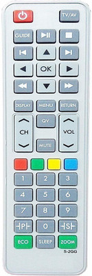 Nij S-2GG TV Compatible For LED LCD TV Remote Control SANSUI Remote Controller(Grey)