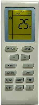 vcony AC Remote No. 18 (with Backlight), Compatible for Bluestar AC Remote Control bluestar, onida Remote Controller(White)