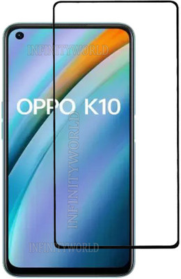 MaxR Edge To Edge Tempered Glass for OPPO K10(Pack of 1)