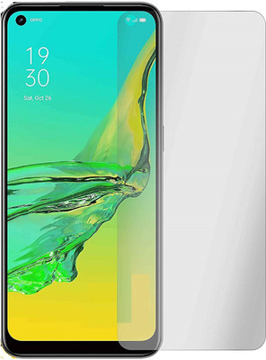 ELEF Edge To Edge Tempered Glass for Oppo A52 Anti-Fingerprint Scratch Resistant Anti Glare With Camera Cut(Pack of 1)