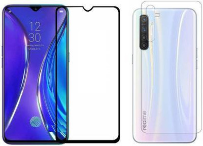 4 YARDS Front and Back Tempered Glass for Realme XT(Pack of 1)