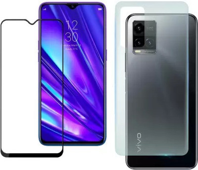 4 YARDS Front and Back Tempered Glass for Vivo Y33s(Pack of 1)