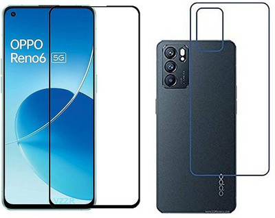 4 YARDS Front and Back Tempered Glass for OPPO Reno 6 5G(Pack of 1)