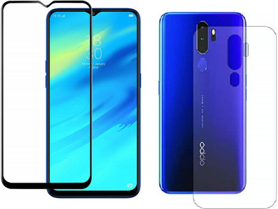4 YARDS Front and Back Tempered Glass for Oppo A9(Pack of 1)