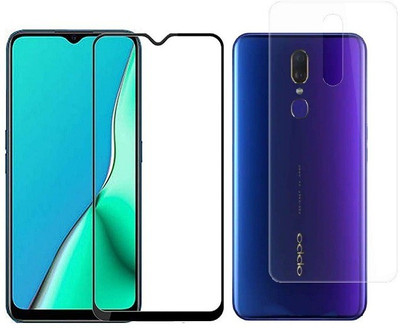 4 YARDS Front and Back Tempered Glass for Oppo F11(Pack of 1)