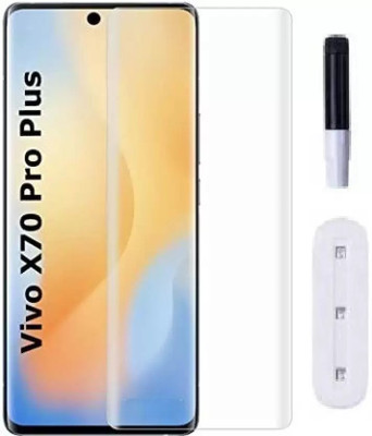 XRENGTH Edge To Edge Tempered Glass for VIVO X70 PRO PLUS UV Tempered Glass(Pack of 1)