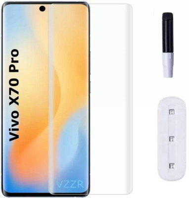 XRENGTH Edge To Edge Tempered Glass for VIVO X70 PRO UV(Pack of 1)