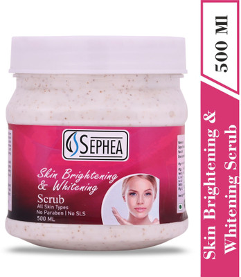 SEPHEA Skin Brightening And Whitening Scrub For Face And Body 500 ml Scrub(500 ml)
