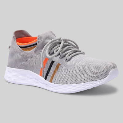 feetees Running Shoes For Men(Grey , 10)