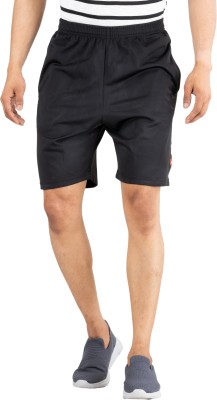 CARLTRON Self Design Men Dark Blue Regular Shorts