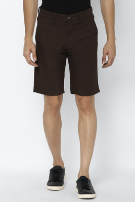 Allen Solly Solid Men Brown Regular Shorts