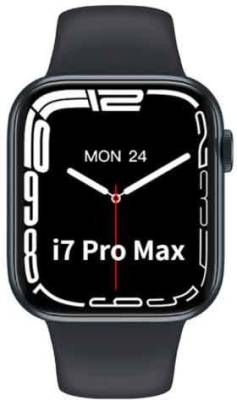 FITPRO i7 pro max series 7 Smartwatch  (Black Strap, 44)