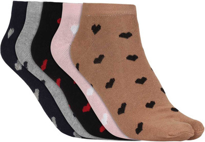 Bodiclap Women Printed, Graphic Print Ankle Length(Pack of 5)
