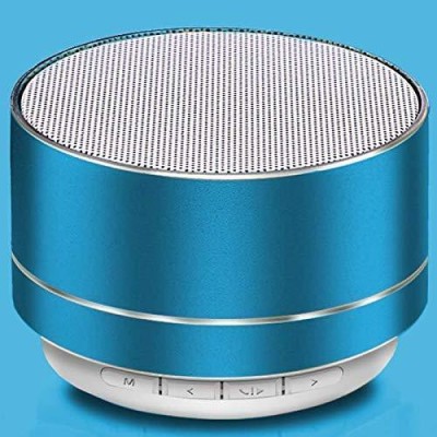 Wifton Wireless Bluetooth Speaker with Mic 3W Super Bass Mini Metal-SpK-33 10 W Bluetooth Speaker(Ultra Blue, Stereo Channel)