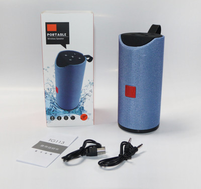 RHONNIUM TG-113 Portable Bluetooth Speaker-SD113 10 W Bluetooth Speaker(Smart Blue, Stereo Channel)