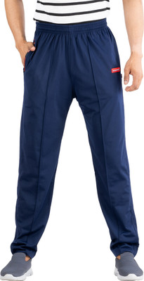 CARLTRON Solid Men Blue Track Pants