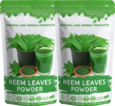 NATURAL AND HERBAL PRODUCTS Neem Leaves Powder(2 x 100 g)
