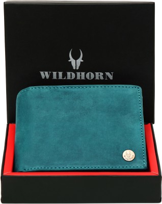 WILDHORN Men Casual, Evening/Party, Formal, Formal Blue Genuine Leather Wallet(6 Card Slots)