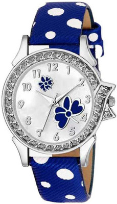 VARNI ENT Artistic Design Strap Beautiful Diamond Stud Analog Dial watch for Girls & Women Analog Watch  - For Girls
