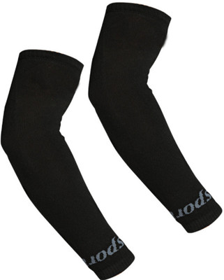 HytroMyk Cotton Arm Sleeve For Men & Women(Free, Black)