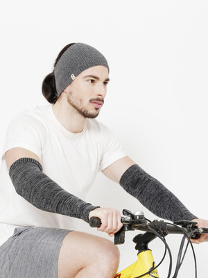 Bharatasya Cotton Arm Sleeve For Men & Women(Free, Black)