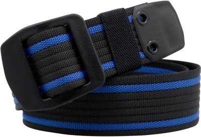 LOOPA Men Casual Black Nylon Belt