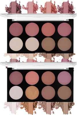 MARS Matte blusher with highlighter and contour blusher, highlighter, contour palette(Shade-01-03)