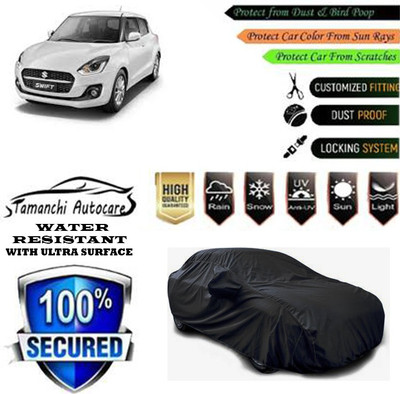 Tamanchi Autocare Car Cover For Maruti Suzuki Swift LXI Optional-O(Black)