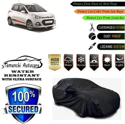 Tamanchi Autocare Car Cover For Hyundai Grand i10 Sportz Petrol(Black)