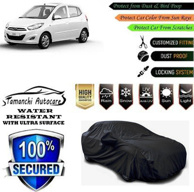 Tamanchi Autocare Car Cover For Hyundai i10(Black)