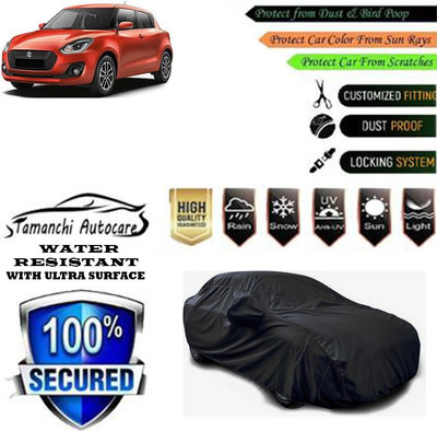 Tamanchi Autocare Car Cover For Maruti Suzuki Swift AMT ZDI Plus Diesel(Black)