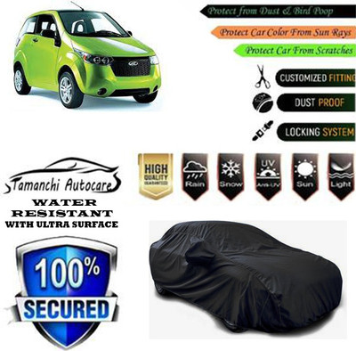 Tamanchi Autocare Car Cover For Mahindra e20(Black)