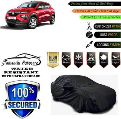 Tamanchi Autocare Car Cover For Renault Kwid 1.0 RXL 02 Anniversary Edition(Black)