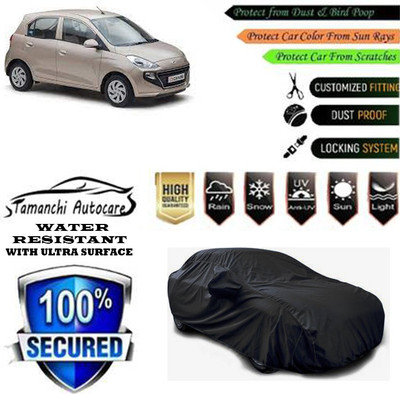 Tamanchi Autocare Car Cover For Hyundai Santro Magna AMT Petrol(Black)