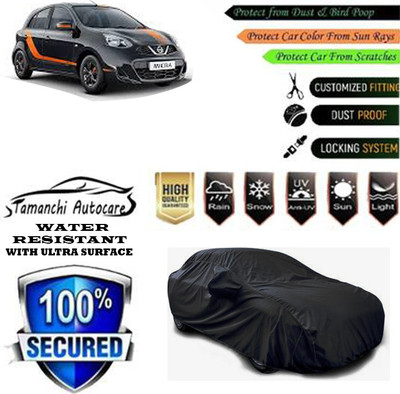Tamanchi Autocare Car Cover For Nissan Micra XV CVT(Black)