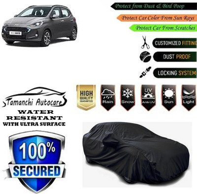 Tamanchi Autocare Car Cover For Hyundai Grand i10 Nios Sportz Dual Tone Petrol(Black)