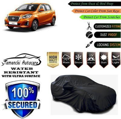 Tamanchi Autocare Car Cover For Datsun Datsun GO Datsun GO A Option Petrol(Black)