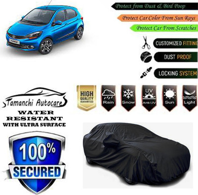 Tamanchi Autocare Car Cover For Tata Tiago 1.05 Revotorq XT Option(Black)