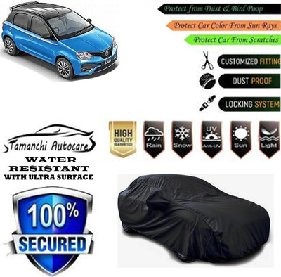Tamanchi Autocare Car Cover For Toyota Etios Liva V(Black)