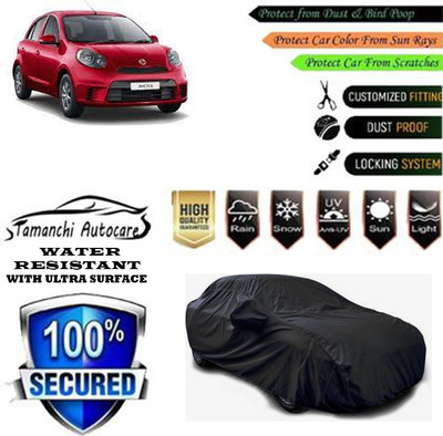 Tamanchi Autocare Car Cover For Nissan Micra Active XL(Black)