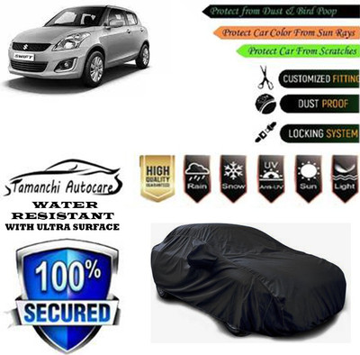 Tamanchi Autocare Car Cover For Maruti Suzuki Swift LDI SP Limited Edition(Black)