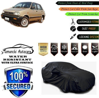 Tamanchi Autocare Car Cover For Maruti Suzuki 800 MPFI 5 SPEED TYPEII(Black)