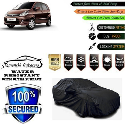 Tamanchi Autocare Car Cover For Maruti Suzuki Zen Estillo LXI(Black)