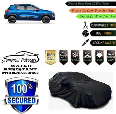 Tamanchi Autocare Car Cover For Renault Kwid 1.0 RXT AMT Opt Petrol(Black)