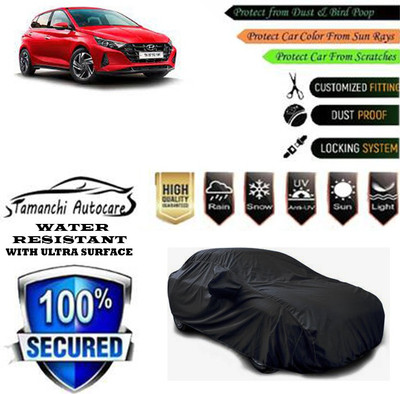 Tamanchi Autocare Car Cover For Hyundai i20 Asta(Black)